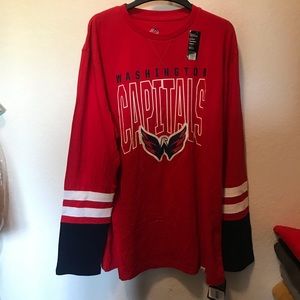 NWT NHL Washington Capitals long sleeved shirt XL